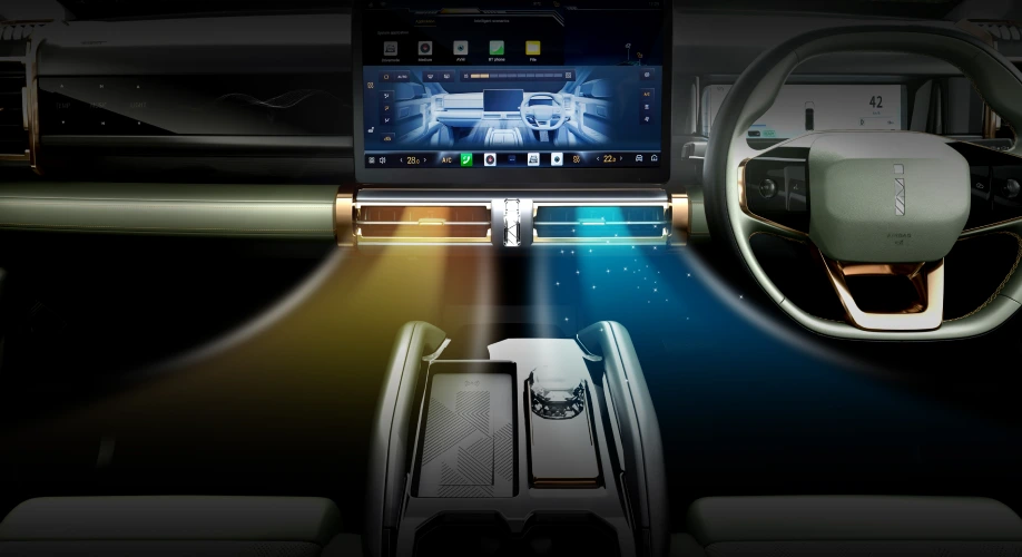 AC Dua Zona dengan Filter Udara PM 2.5