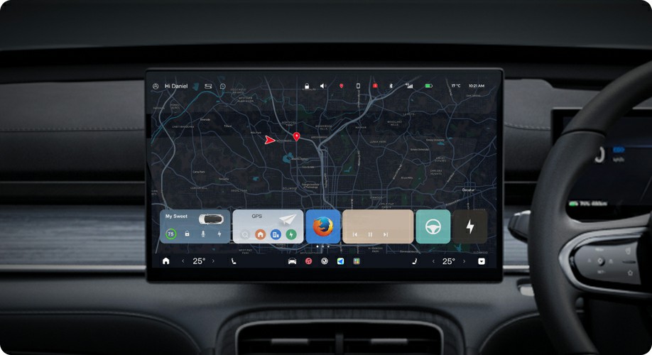 Konsol Kontrol Pusat dengan Layar 15.6 Inci 2.5K High-Definition