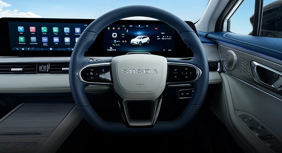 Setir Berlapis Kulit Premium dengan Fitur Multi Fungsi