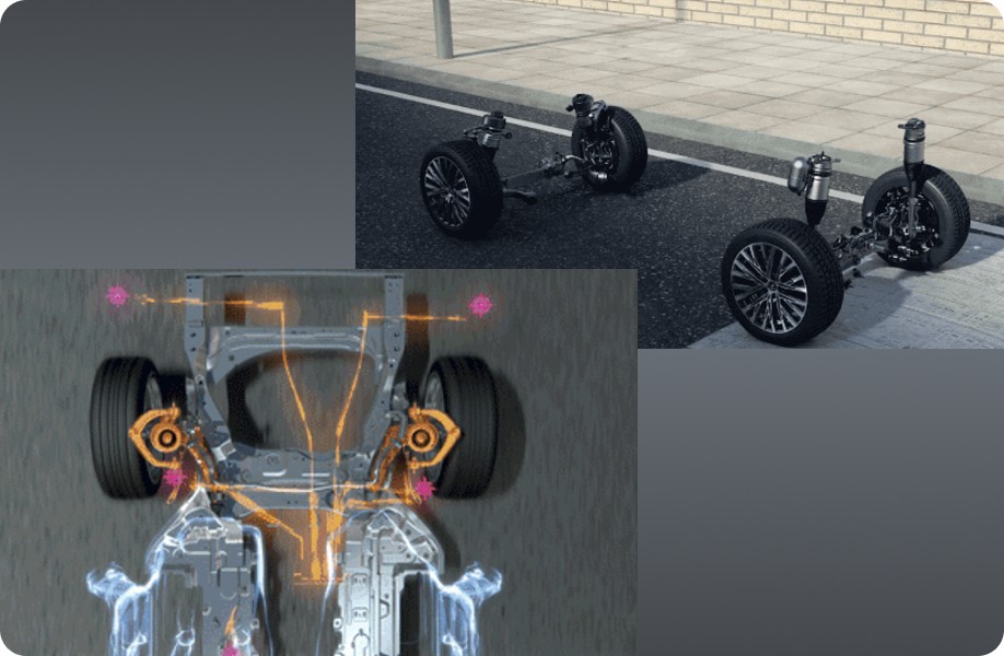 Suspensi McPherson Depan & Suspensi Multi-link Belakang